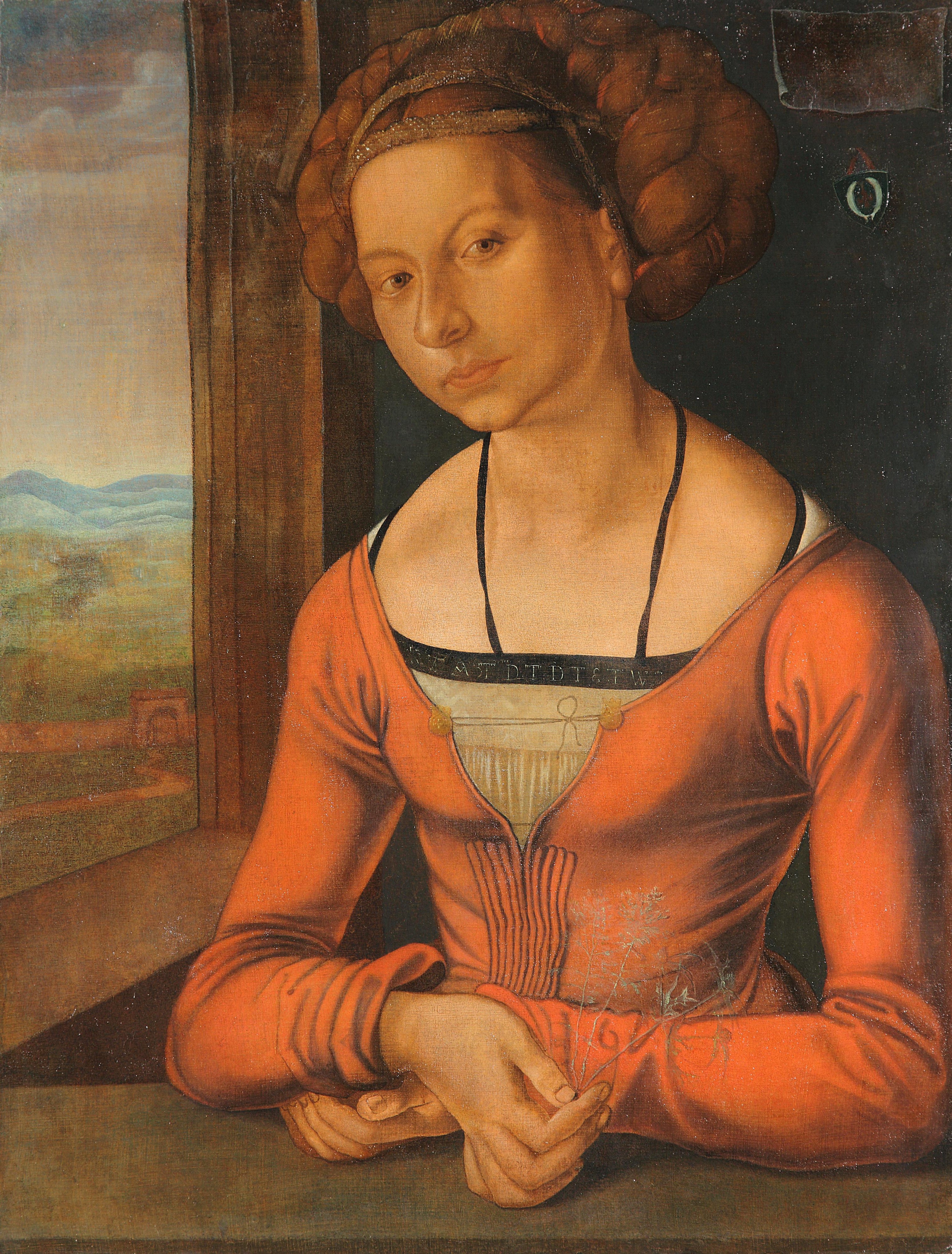 Ung kvinna, flätat hår - Albrecht Dürer
