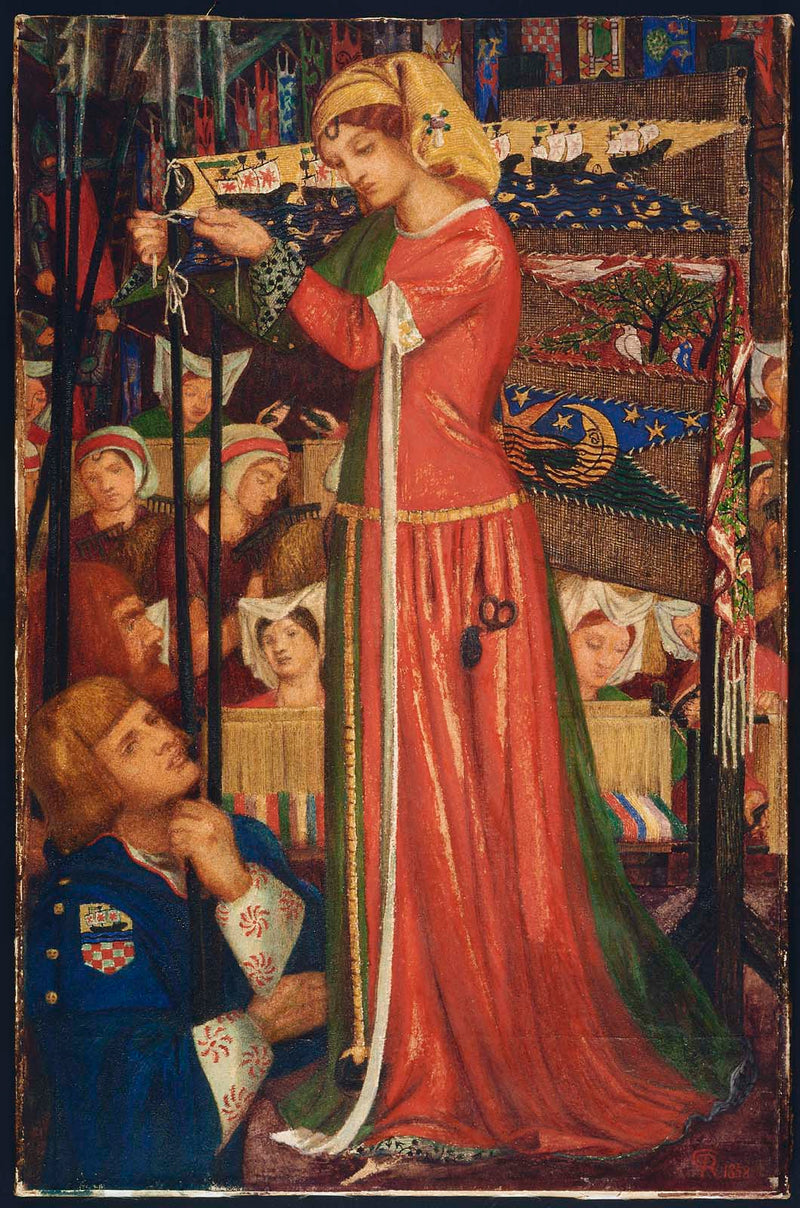 Före slaget - Dante Gabriel Rossetti