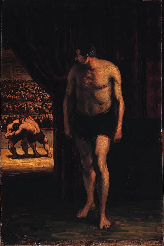 Kampsportare - Honoré Daumier