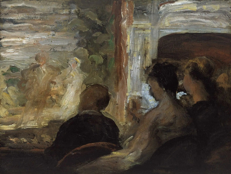 En loge på teatern - Honoré Daumier
