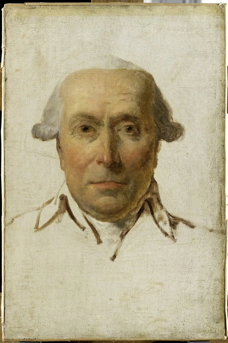 Antaget porträtt av Le Goazre de Kervélégan - Jacques-Louis David