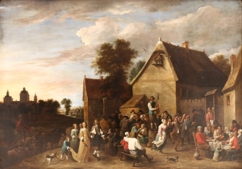 Flandrinskt marknadsliv - David Teniers den yngre