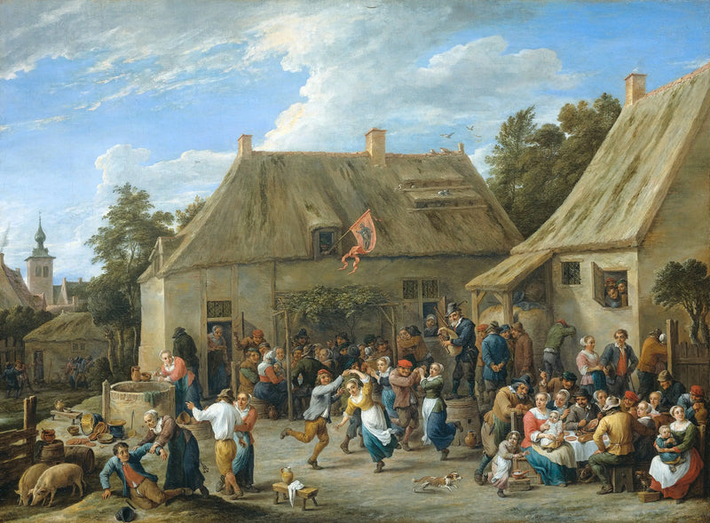 Paysanne Kermesse - David Teniers den Yngre