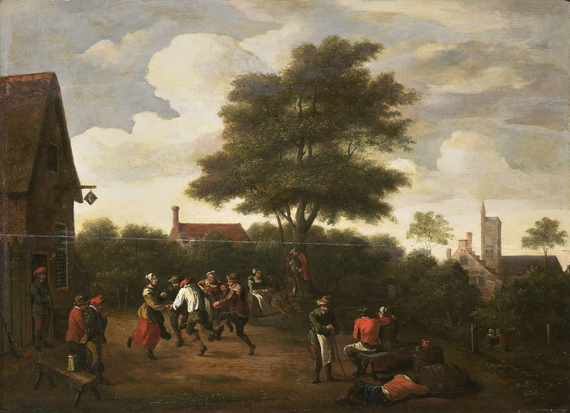 Bönder som dansar - David Teniers den yngre