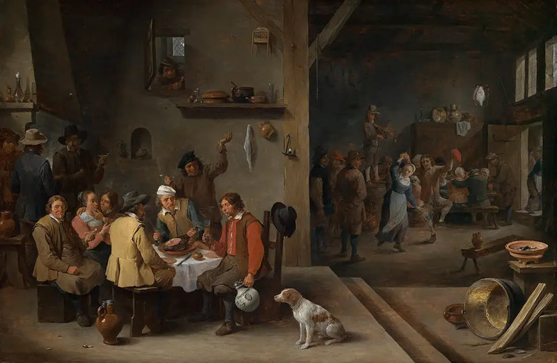 I taverna - David Teniers den yngre