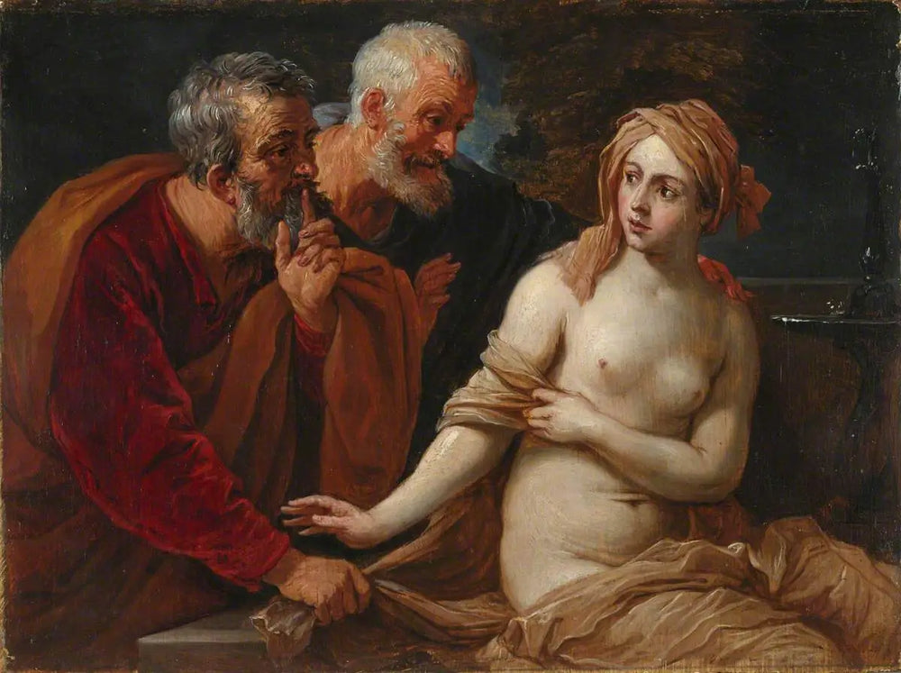 Suzanne et les vieillards (d’après Guido Reni) - David Teniers le Jeune - Alpha Reproduction
