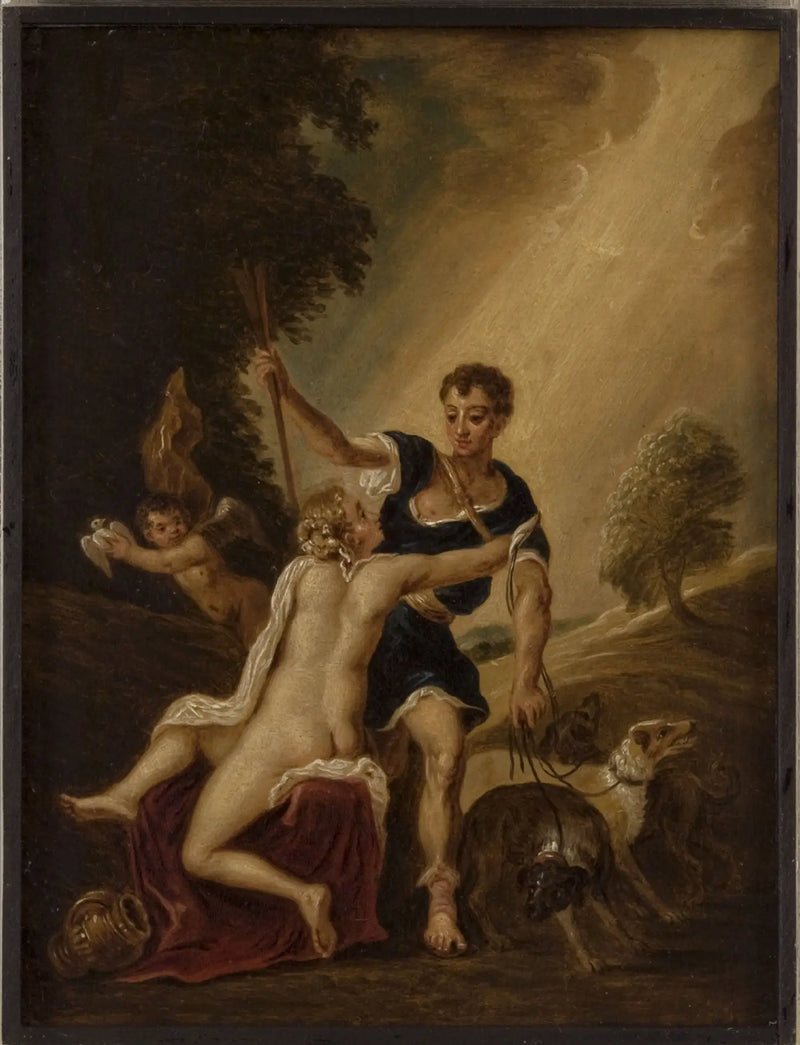 Venus och Adonis - David Teniers den yngre