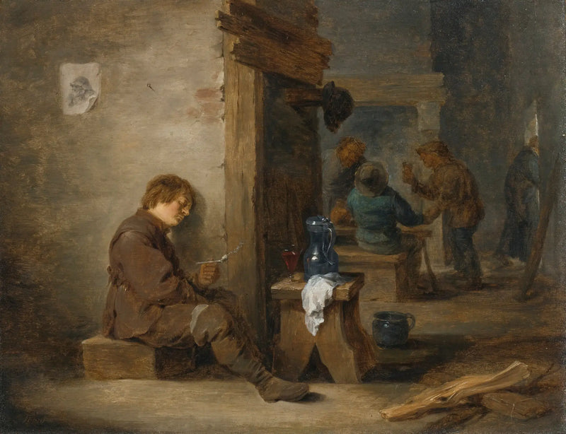 Bönder som röker och dricker - David Teniers den yngre
