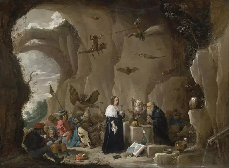 Saint Antonius frestelse - David Teniers den yngre