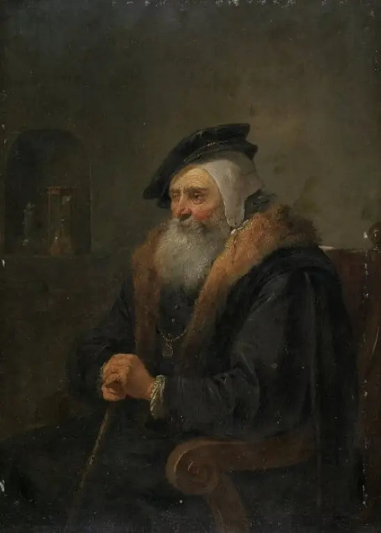Gammal man i en fåtölj - David Teniers den yngre