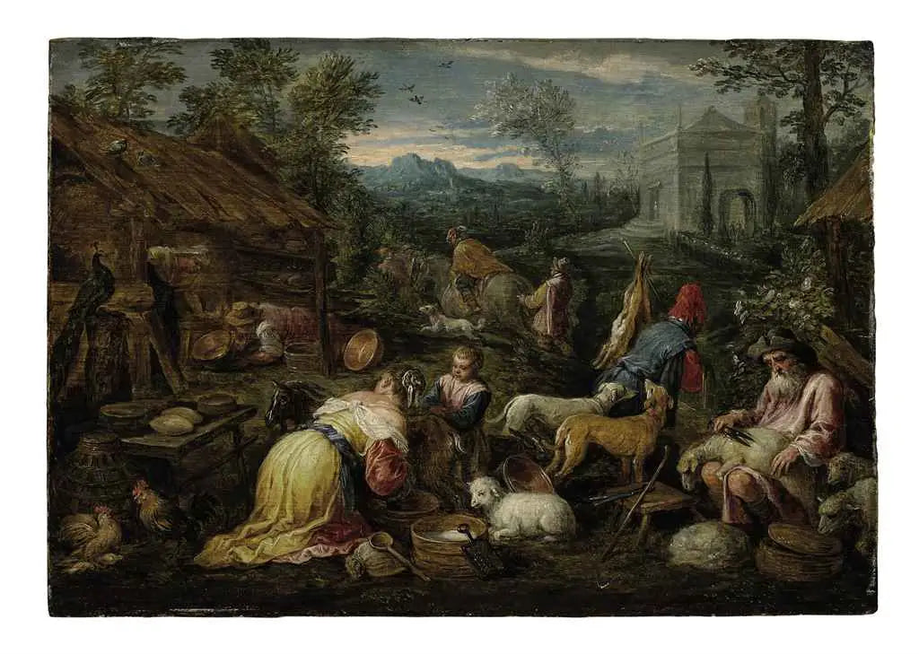 Une allégorie du printemps - David Teniers le Jeune - Alpha Reproduction