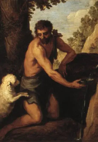 Saint Jean-Baptiste - David Teniers den Yngre