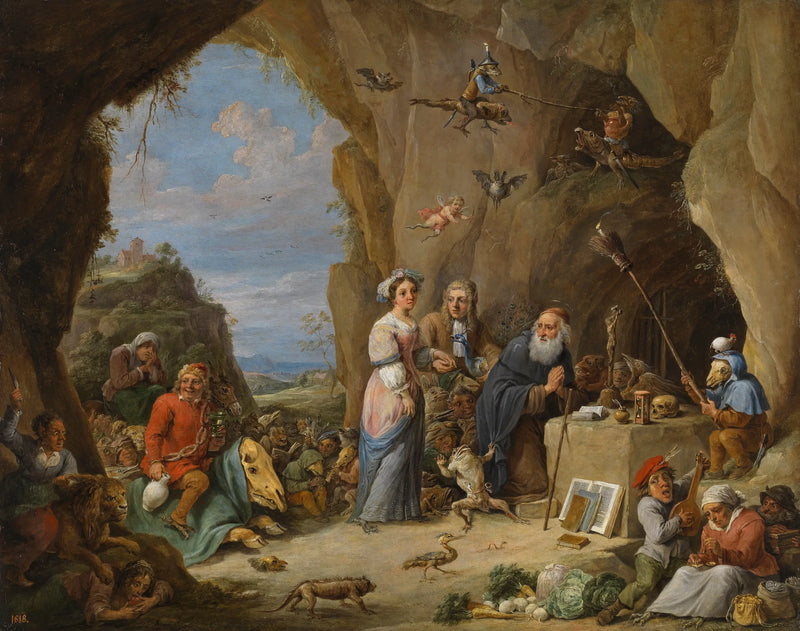 Saint Antonius frestelse - David Teniers den yngre