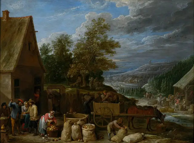 De fyra årstiderna (Höst) - David Teniers den yngre