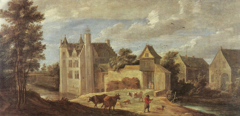 Torkade landskap - David Teniers den yngre