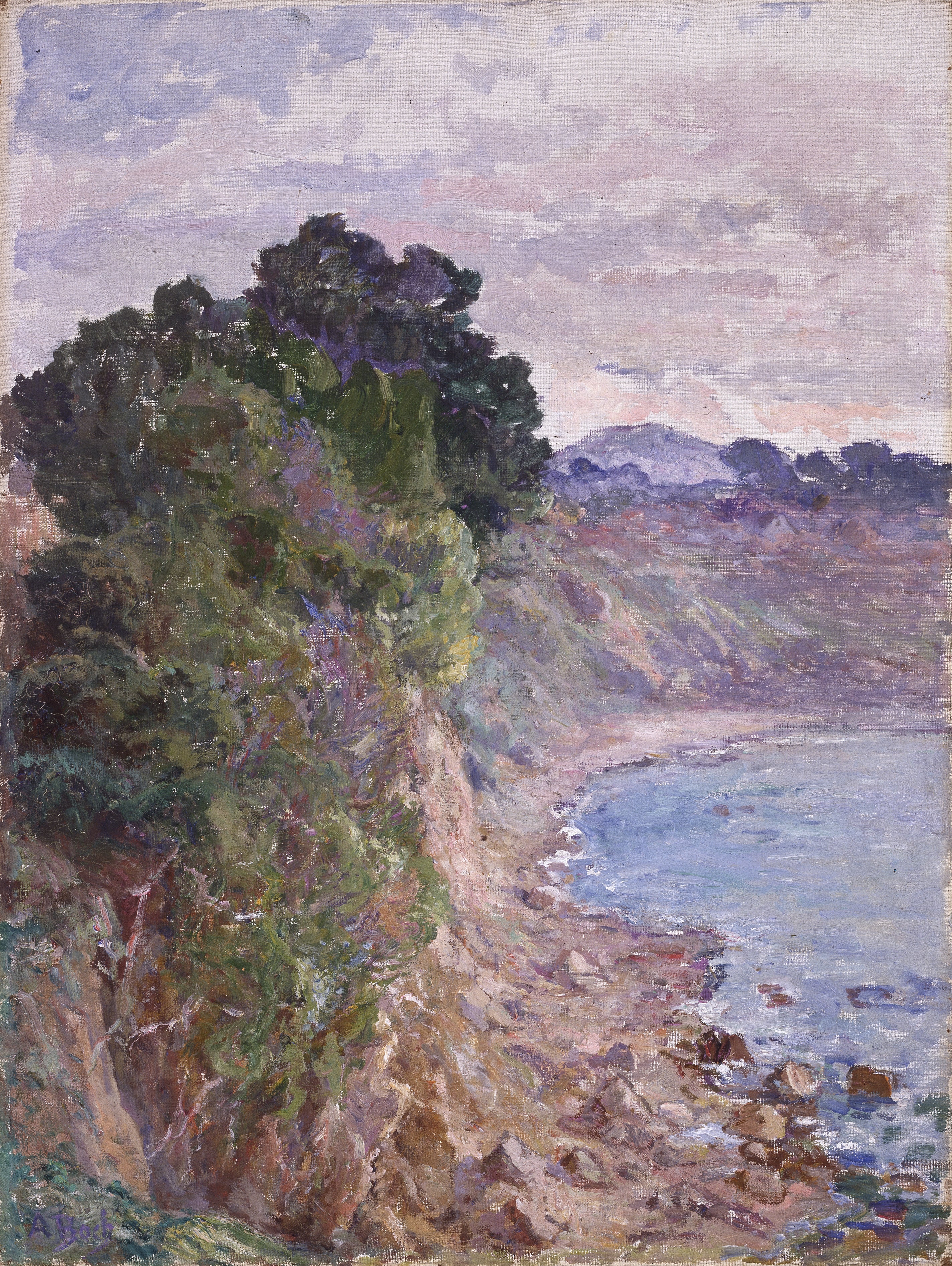 Les Falaises à Sanary (Provence) - Anna Boch