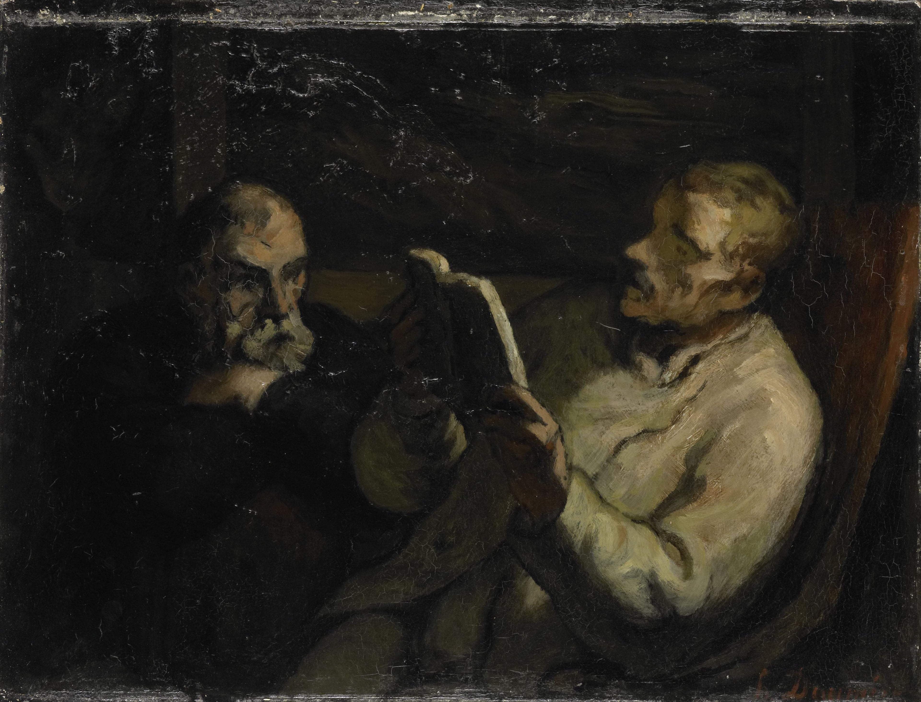 La lecture - Honoré Daumier