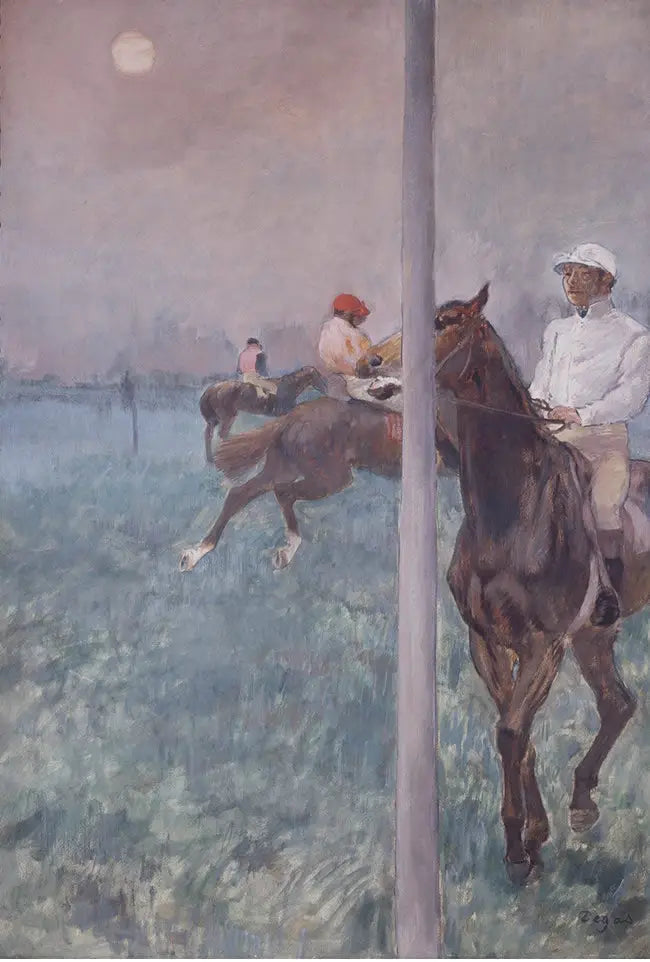 Jockeys före loppet - Edgar Degas