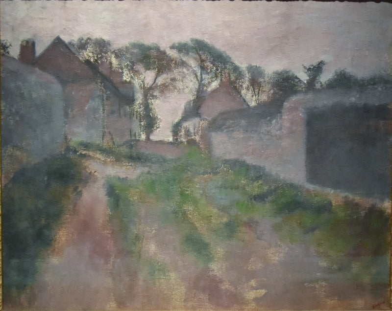 Bygatan. Saint-Valéry-sur-Somme - Edgar Degas