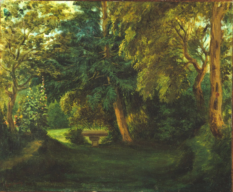 George Sands egendom i Nohant - Eugène Delacroix