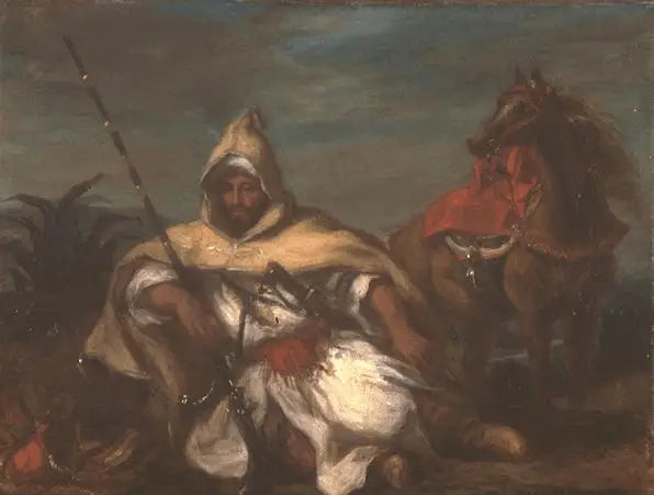 Sultanens livvakt från Marocko - Eugène Delacroix