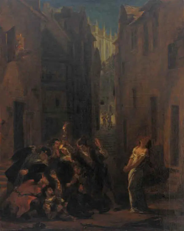 Valentins död - Eugène Delacroix