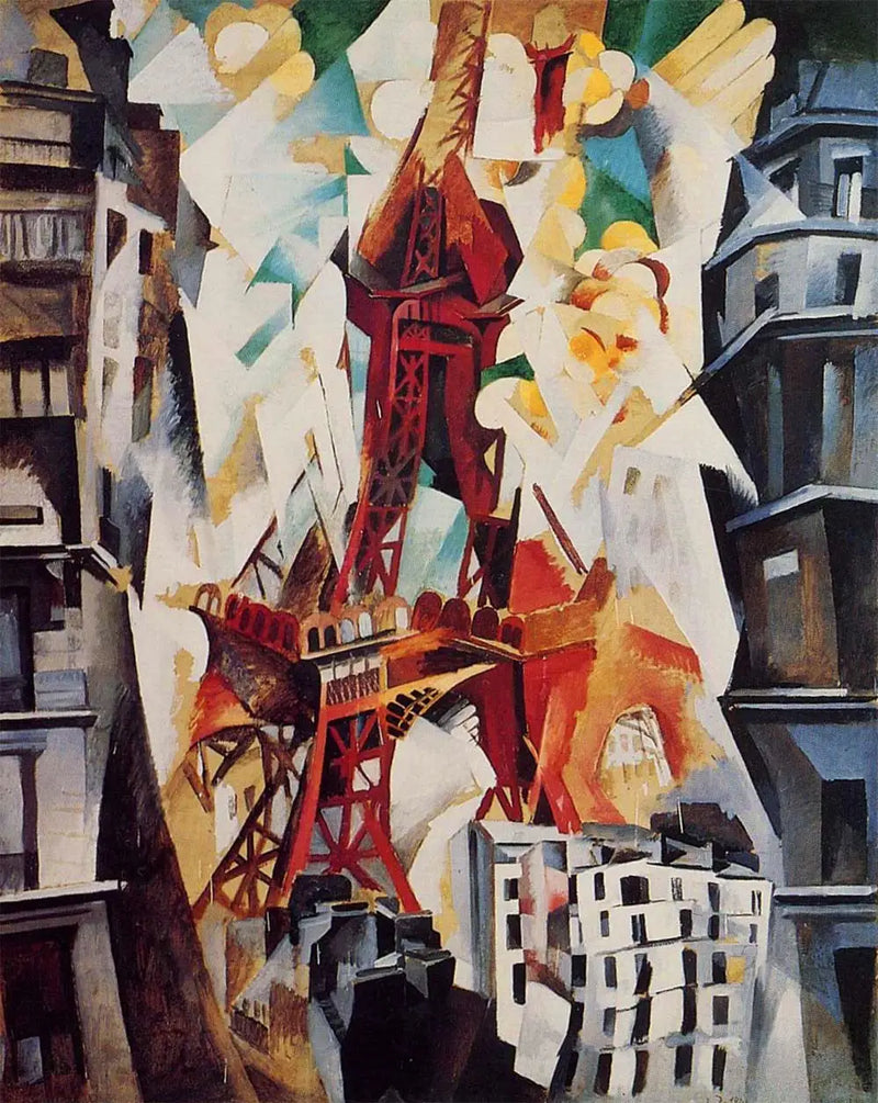 Champs-de-Mars, Den röda tornet - Robert Delaunay