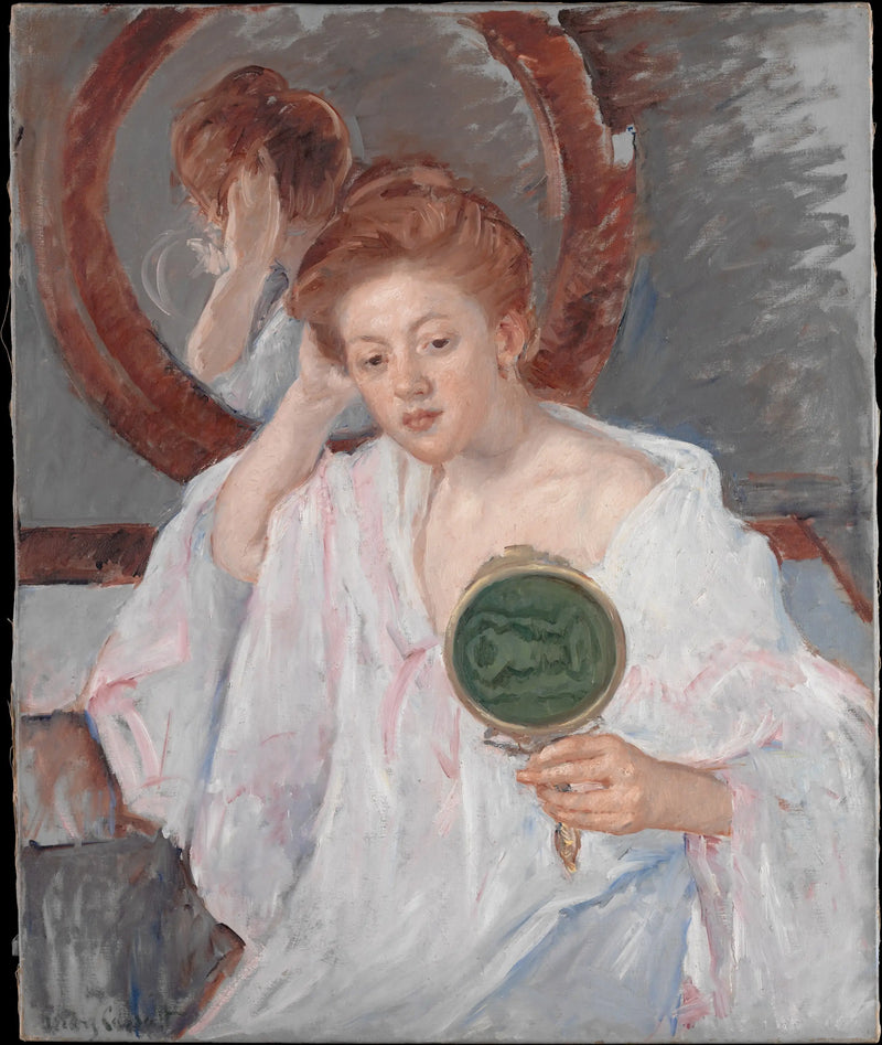 Denise vid sin frisör - Mary Cassatt