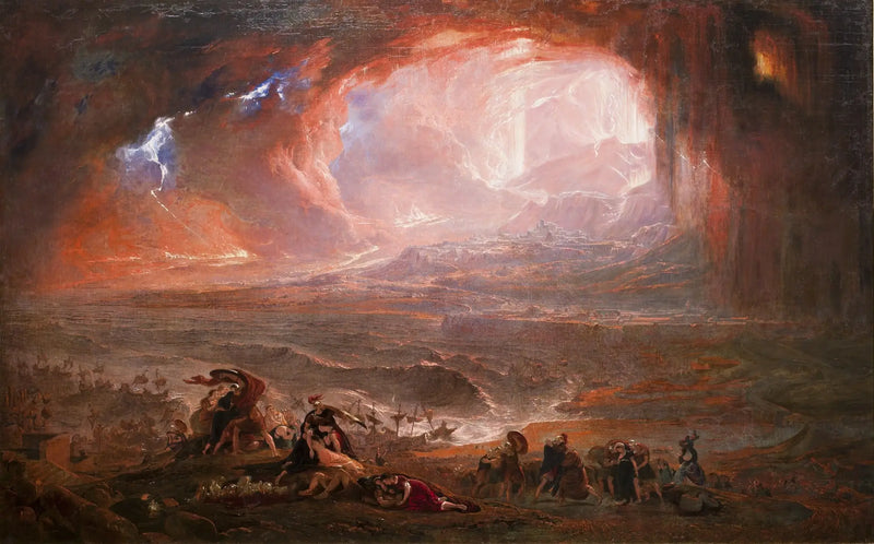 Förstörelsen av Pompeji och Herculaneum - John Martin