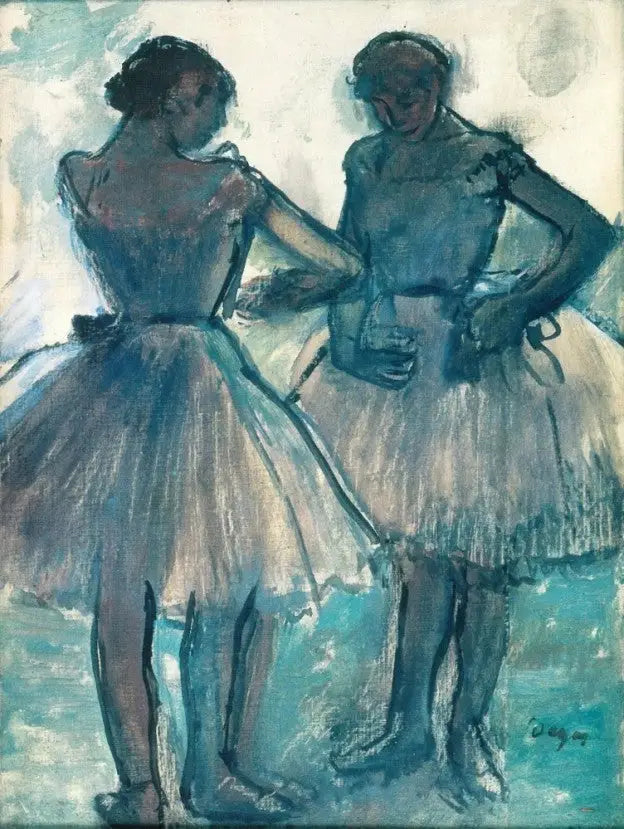 Två dansöser - Edgar Degas