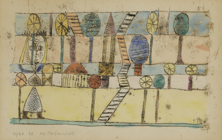 The Village Madwoman - Paul Klee