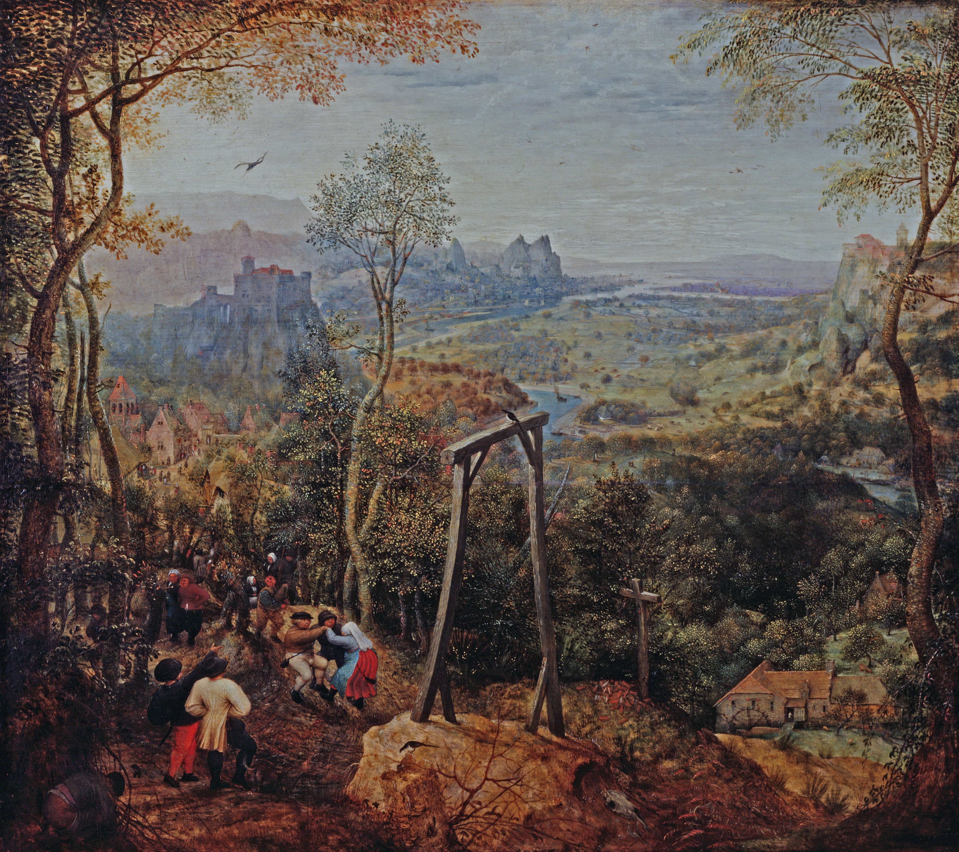 Skatan på galgen - Pieter Brueghel den äldre
