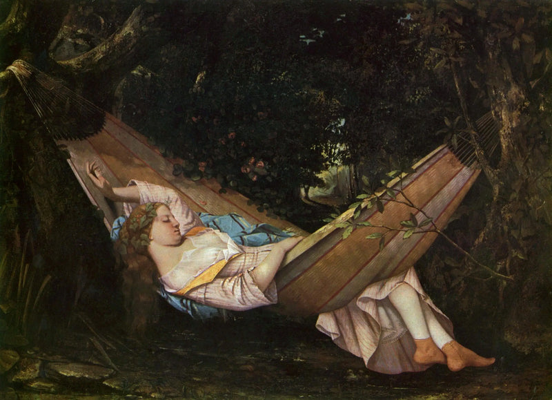 Hängmattan - Gustave Courbet