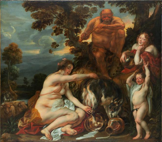 L'enfance de Jupiter - Jacob Jordaens