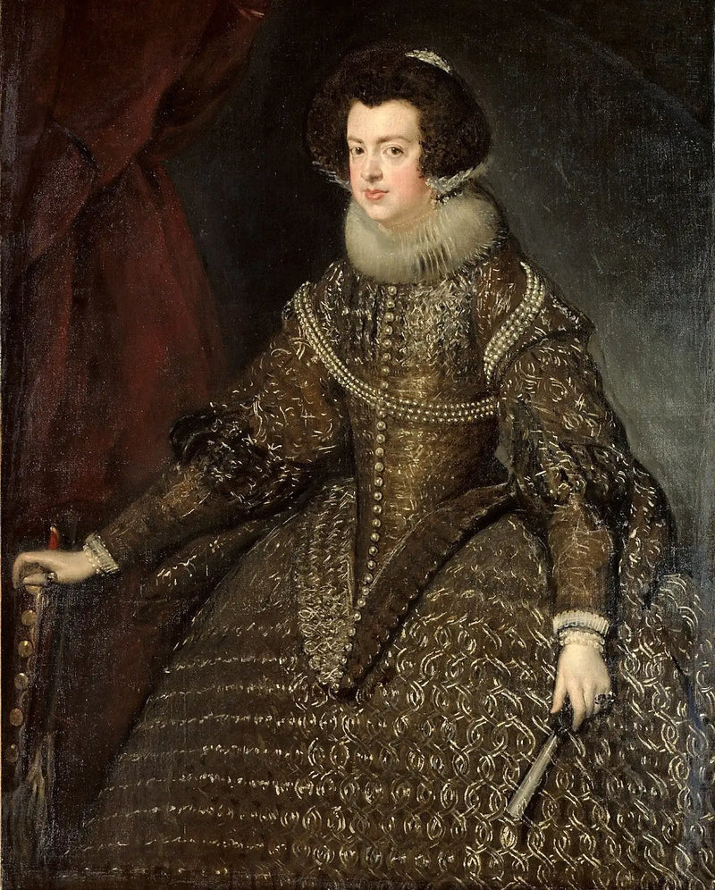 Porträtt av Isabelle d'Espagne - Diego Velázquez