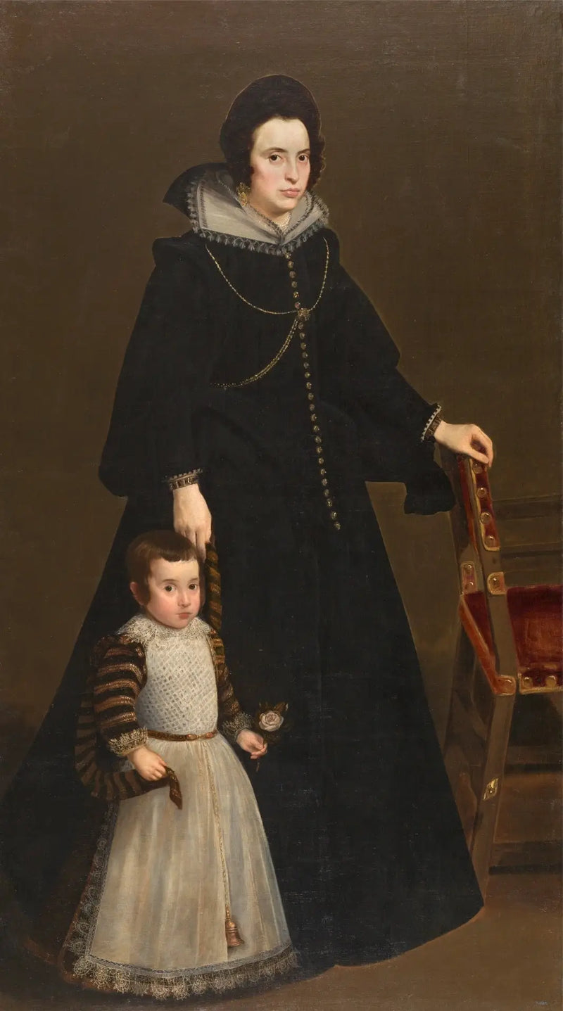 Doña Antonia de Ipeñarrieta y Galdós och fils don Luis - Diego Velázquez