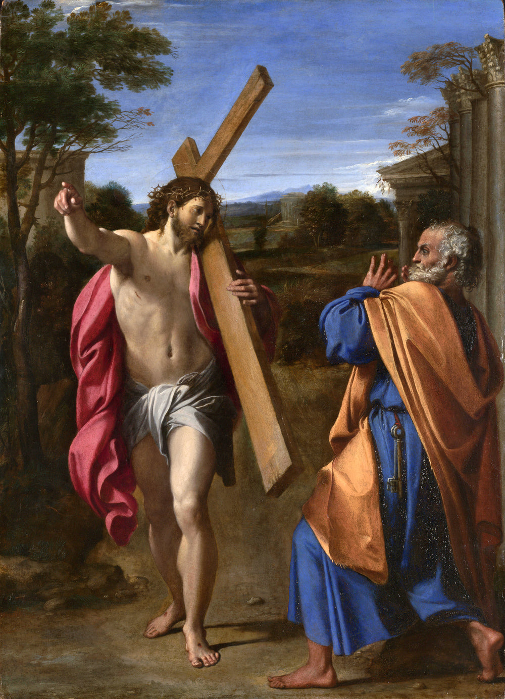 Domine quo vadis ? - Annibale Carracci - Alpha Reproduction