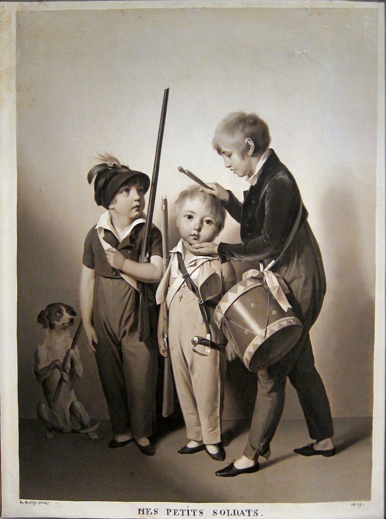 Mes petits soldats - Louis-Léopold Boilly