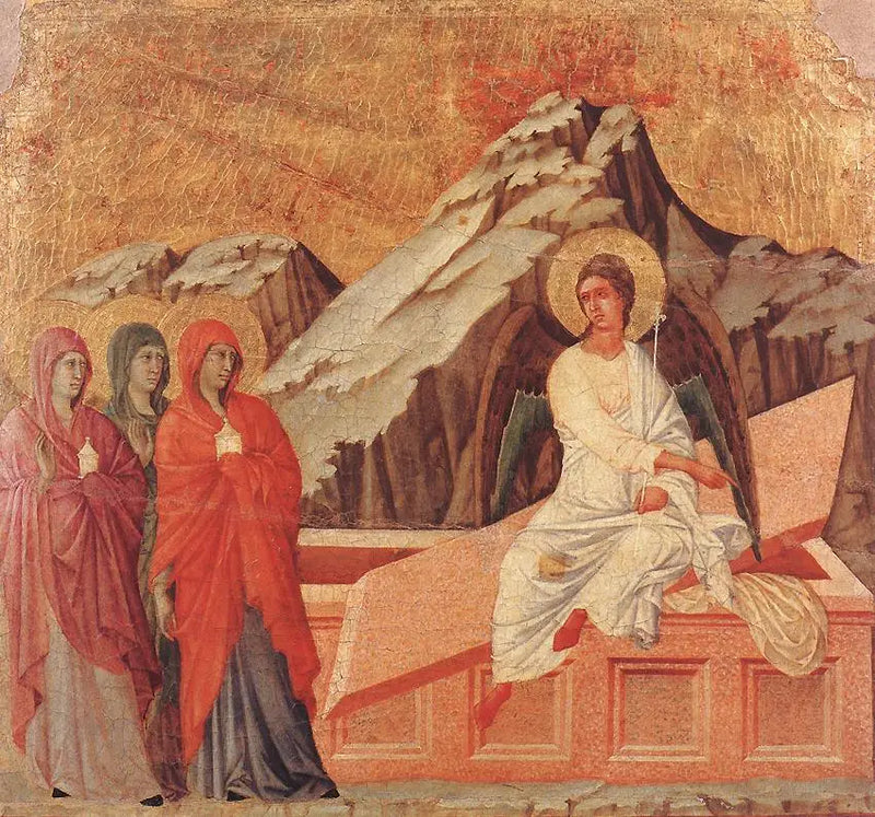 De tre Marie vid graven - Duccio di Buoninsegna