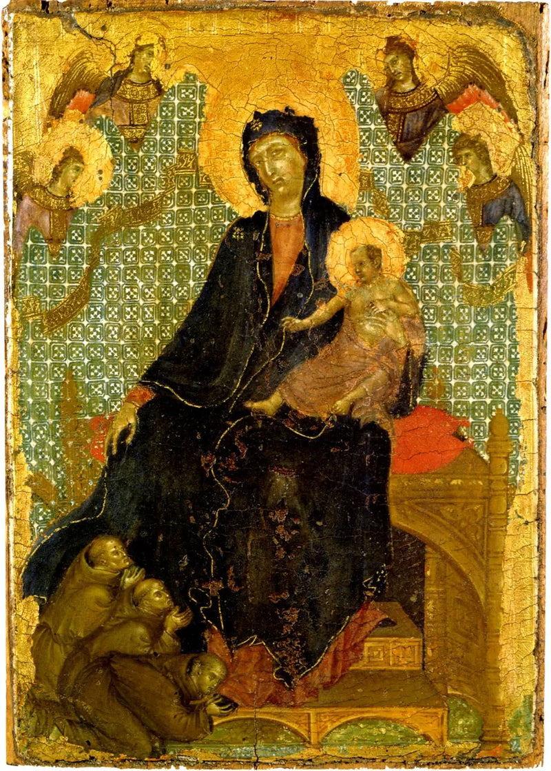 Madonna av Franciskanerna - Duccio di Buoninsegna