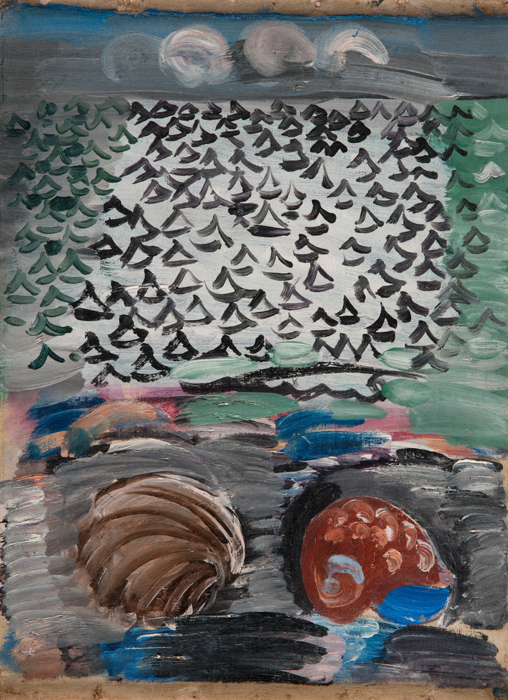 Coquillages au bord de la mer - Raoul Dufy