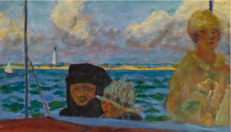 PÅ BÅT. EN PROMENAD PÅ HAVET - Pierre Bonnard