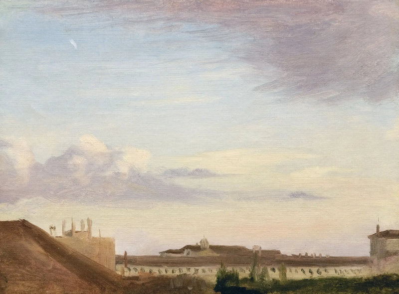 Utsikt över Quirinal - Edgar Degas