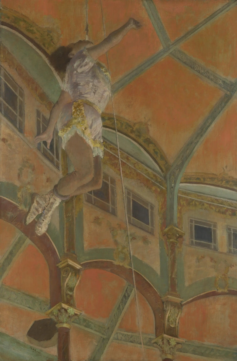 Mademoiselle La La på cirkus Fernando - Edgar Degas
