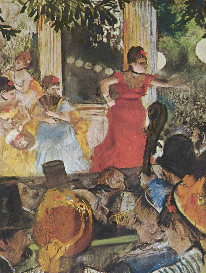 Kafé-konsert på ambassadörerna - Edgar Degas