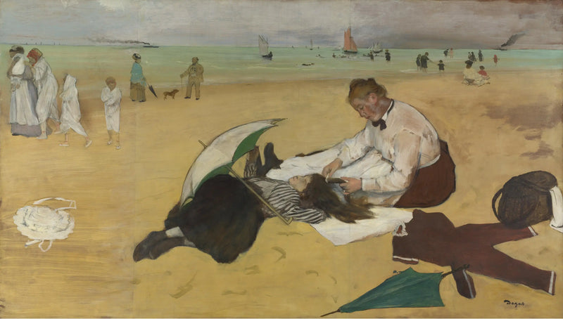 Strandscen - Edgar Degas