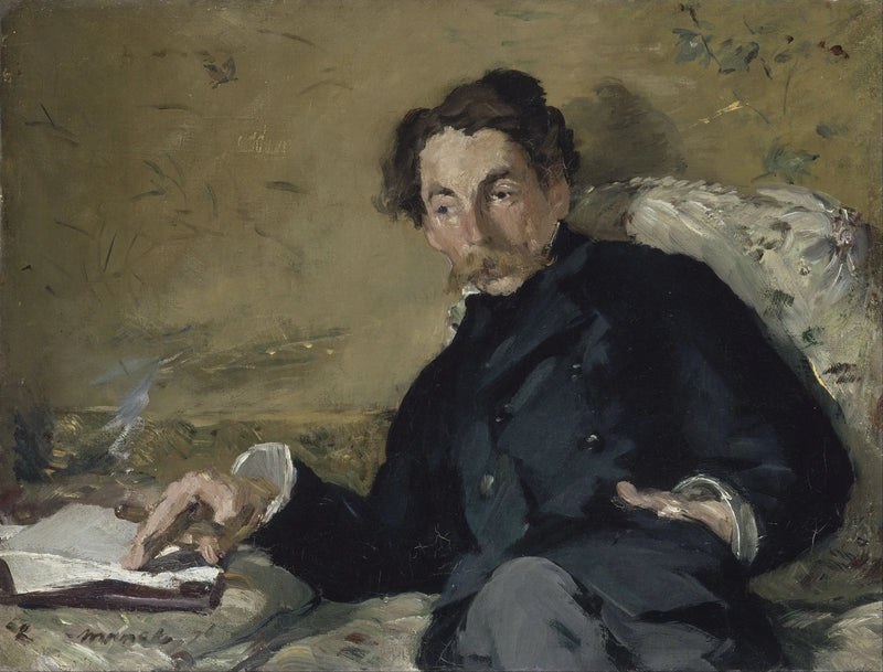 porträtt av Stéphane Mallarmé - Édouard Manet