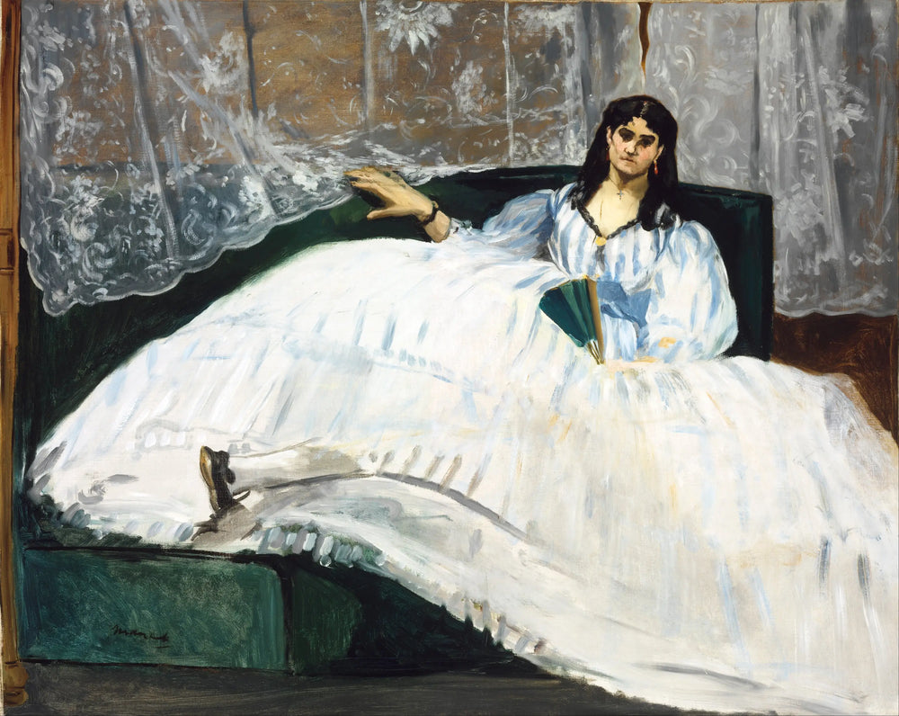 Reproduction du tableau « Portrait de Jeanne Duval - Édouard Manet » par Alpha Reproduction en peinture à l’huile