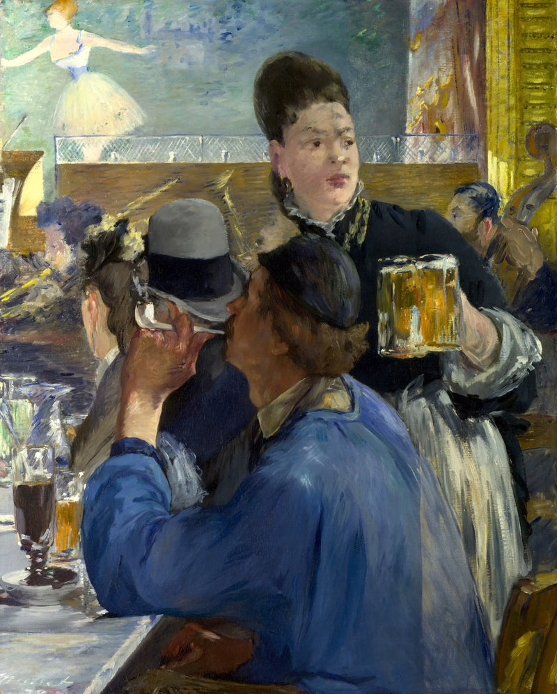 Kaféhörna - Édouard Manet