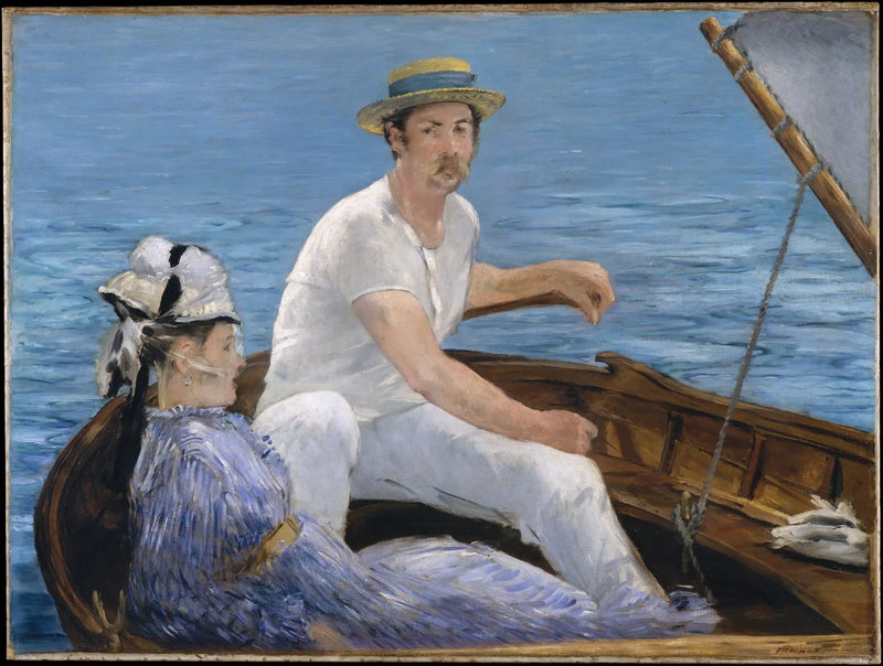 I båt - Édouard Manet